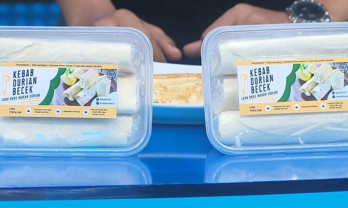 Kreasi Camilan Kebab Isi Durian