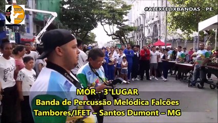 CNBF - 2018 - RESULTADO BANDA DE PERCUSSÃO COM INSTRUMENTOS MELÓDICOS SÊNIOR - CAMPEONATO NACIONAL