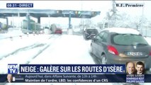 Neige: nuit de galère sur les routes d'Isère