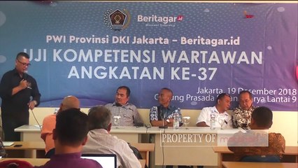 UKW (uji kompetensi wartawan) PWI DKI ke-37