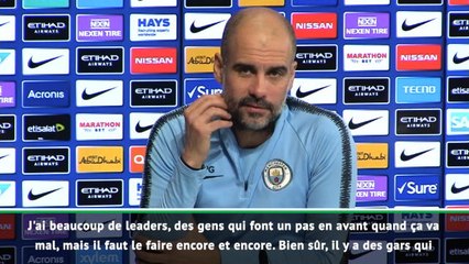 25e j. - Guardiola : "J'ai beaucoup de leaders"