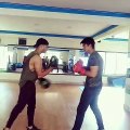 #Aakashshrestha .... kickboxing.. Fit... - Fit & Fine Health Club