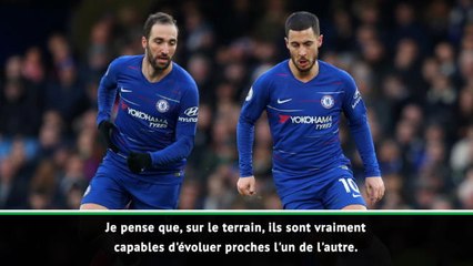 25e j. - Sarri : "Higuain et Hazard peuvent vraiment bien s'entendre"