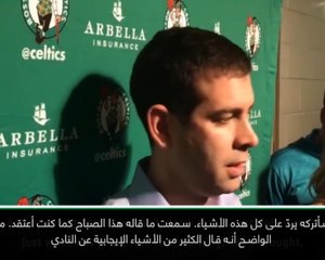 لقطة: ان بي آي: الاشاعات عن مغادرة ايرفينغ أسوار سلتيكس لا تهمني - ستيفنز