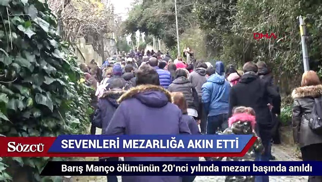 Barış Manço ölümünün 20’nci yılında mezarı başında anıldı