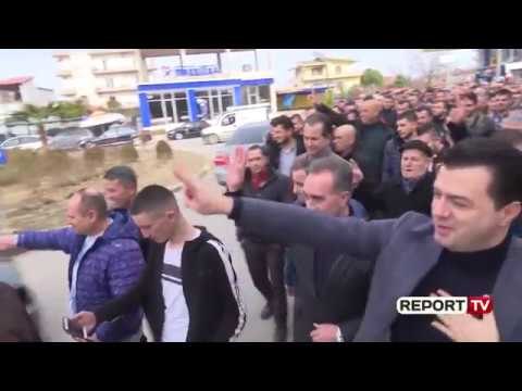 Demokratët protestë në Elbasan, Basha nga Fieri: Rama s'ka shans t'ua djegë vitin studentëve