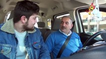 Belediye Başkan adayı taksi şoförü oldu projelerini anlattı