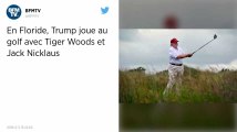 Floride. Quand Donald Trump fait du golf avec Tiger Woods et Jack Nicklaus