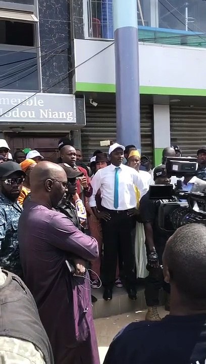 Le discours de Ousmane Sonko devant ses partisans