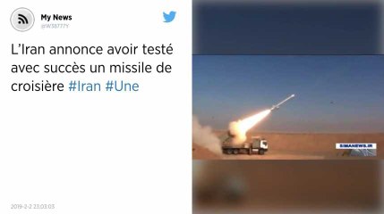 L’Iran annonce avoir testé avec succès un missile de croisière