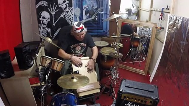 ELVIS PRESLEY ALL SHOOK UP CAJON/HAND PERCUSSION COVER BY GERRY ATRIC 'ROCK N' ROLL!'