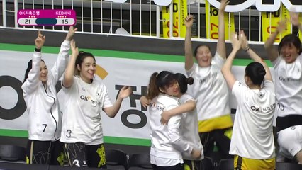 OK저축은행, KEB하나은행 꺾고 단독 4위 / YTN