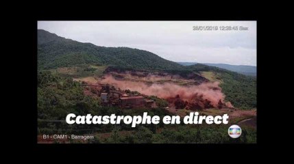 Les images impressionnantes de la rupture du barrage au Brésil