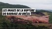 Les images impressionnantes de la rupture du barrage au Brésil