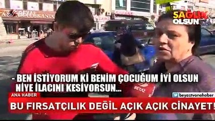 Bu fırsatçılık değil açık açık cinayet