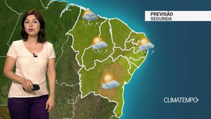 Previsão Nordeste – Pancadas de chuva no Sertão