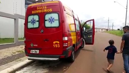 Homem de 57 anos fratura punho após queda