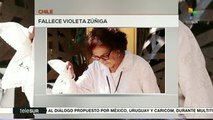 Fallece en Chile la luchadora por los Derechos Humanos Violeta Zúñiga