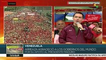 Jorge Arreaza agradece a pueblos del mundo apoyo a presidente Maduro