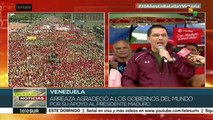 Canciller de Venezuela agradece apoyo de la comunidad internacional