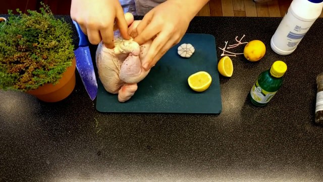 Traditional British Sunday Roast Chicken Dinner 1080 x 1920