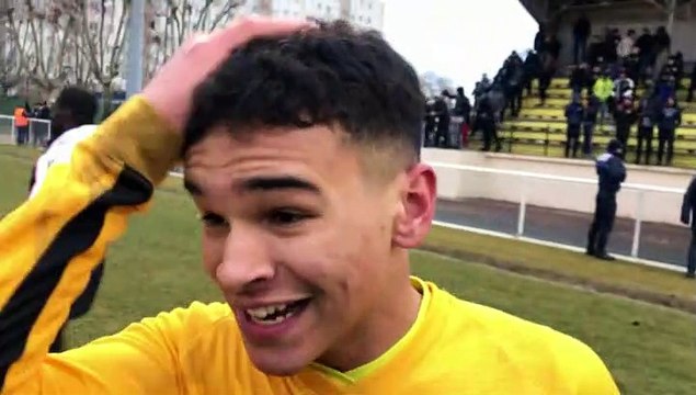 Gambardella U19 – Omar BENYOUNES réagit après la qualification de l’AS SAINT-PRIEST contre l’OGC NICE