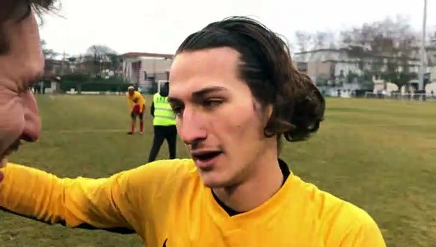 Gambardella U19 – Tom LAFOY réagit après la qualification de l’AS SAINT-PRIEST contre l’OGC NICE