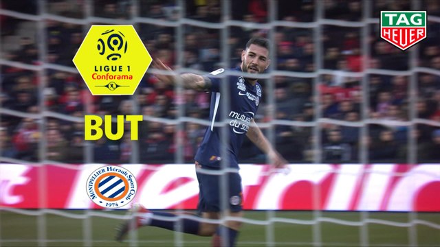 But Andy DELORT (73ème) / Nîmes Olympique - Montpellier Hérault SC - (1-1) - (NIMES-MHSC) / 2018-19