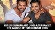 Varun Dhawan and John Abraham at the launch of Toh Dishoom Song | Bollywood News and Gossip 2016