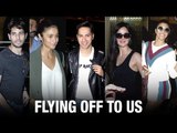 Airport Spotted | Alia | Sidharth | Katrina | Aditya | Dream Team | Latest Bollywood News 2016