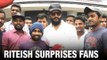 Riteish Deshmukh visits theatre to catch Banjo reactions | Latest Bollywood News