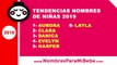 Tendencias nombres de niñas 2019 - los mejores nombres de bebé - www.nombresparamibebe.com