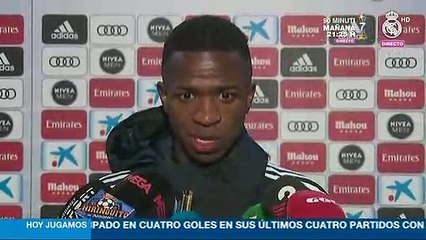 Vinicius: "Con todos disponibles, con Solari jugará el que mejor esté"