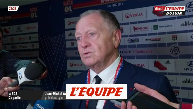 Aulas «Tirer un coup de chapeau à l'équipe et à Bruno (Genesio)» - Foot - L1 - OL