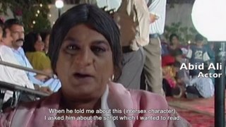 Abid Ali discussing his Intersex role in TV series Moorat (Idol) 2004