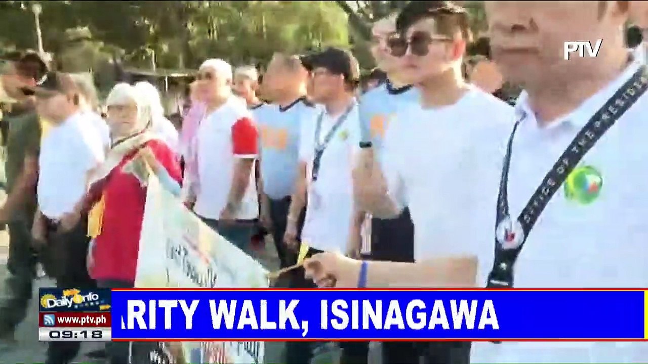 Solidarity walk, isinagawa