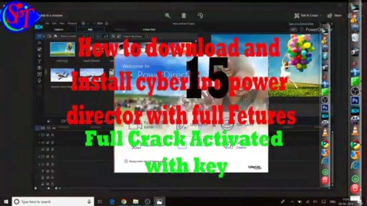 How to download and install cyberlink powerdirector 15 with activation key