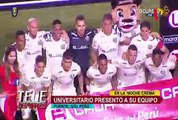 Universitario y Cristal presentaron a sus equipos