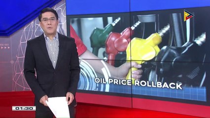 Oil price rollback, ipinatupad ngayong araw