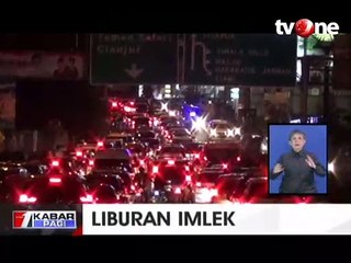 Liburan Imlek, Jalan Raya Puncak Dipadati Kendaraan
