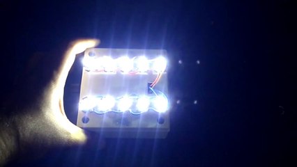 DIY Emergency Light with battery and powerful LED