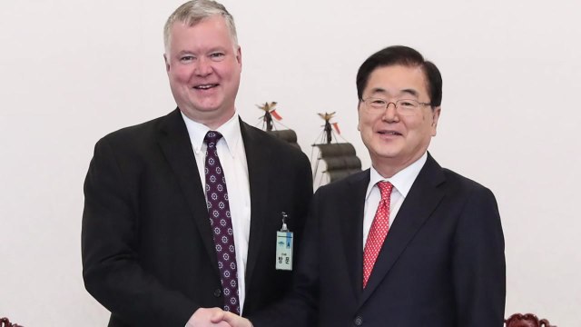 비건, 잠시 뒤 정의용과 면담...북·미 실무협상 '사전 협의' / YTN