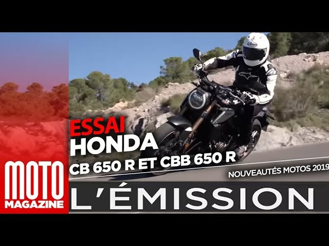 Honda CB 650 R et Honda CBR 650 R 2019 - Essai...