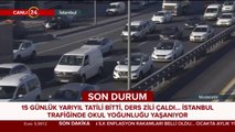 İstanbul trafiğinde okul yoğunluğu
