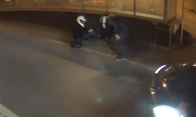 İstanbul'da feci motosiklet kazası kamerada