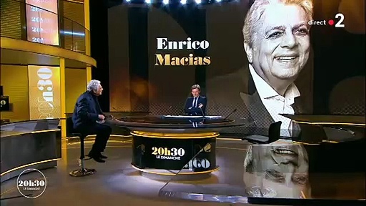 Enrico Macias, invité de Laurent Delahousse sur France 2, enchaîne les compliments sur le présentateur - Regardez