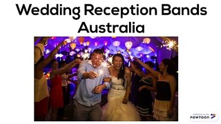 Wedding Reception Bands in Australia