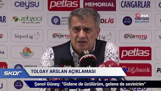 Şenol Güneş'ten Tolgay Arslan yorumu