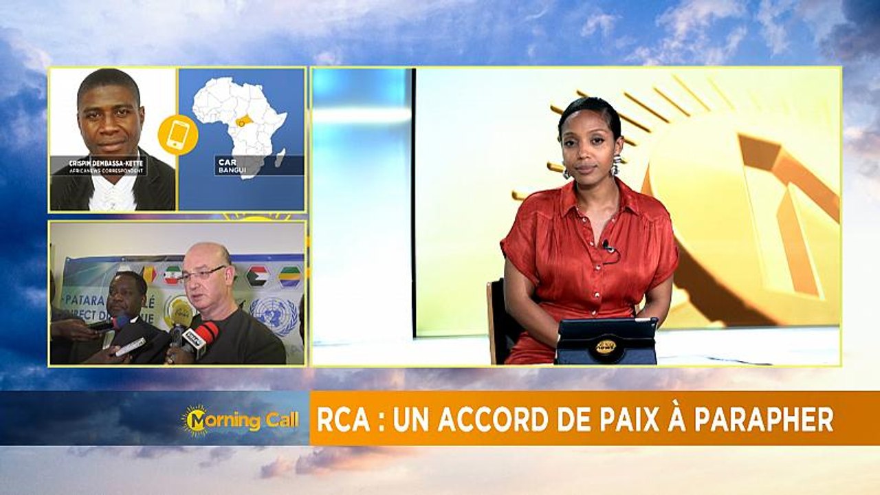 C.A.R: Peace deal to be initialled [The Morning Call]