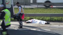 TEM Maslak FSM istikametinde bir araç motosikletle çarpıştı. Şiddetli çarpışma sonucu yola savrulan motosiklet sürücüsü hayatını kaybetti. Kaza nedeniyle bölgede yoğun trafik oluştu.